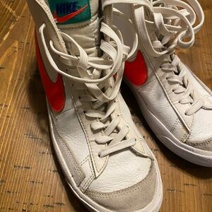 Nike Kids Sneakers White and Orange